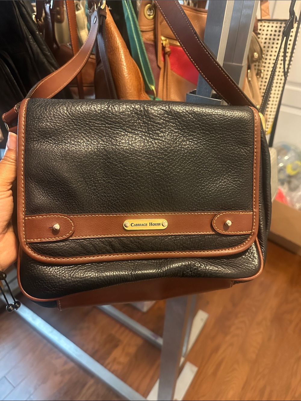 Carriage House Leather Vintage Purse 80s/90s